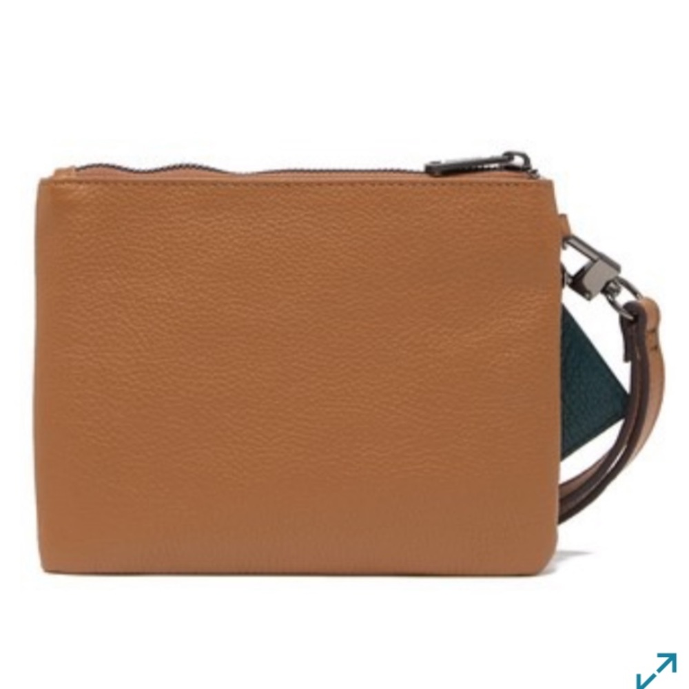 AMY KESTENBERG 3-piece Leather Travel Bag/Wristlet - Picture 2 of 4